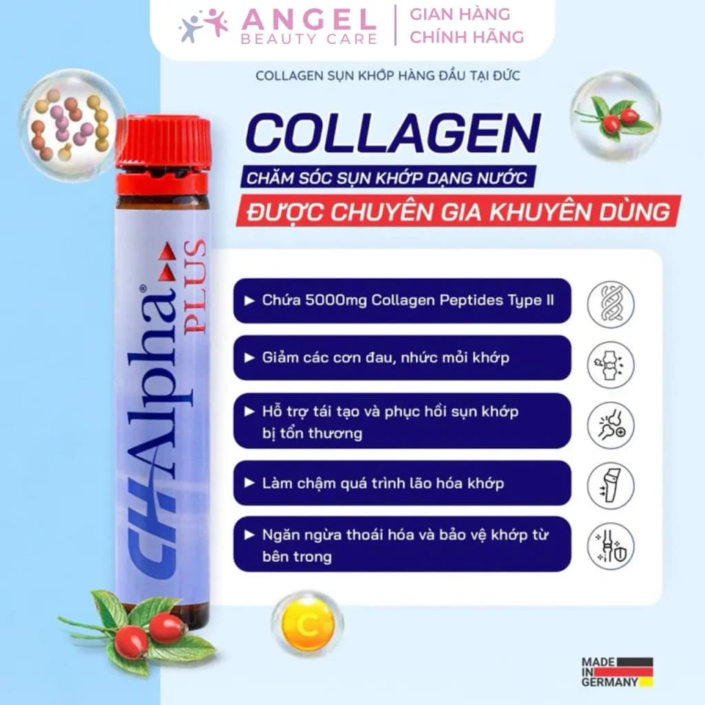 Angel Beauty Care CH-Alpha PLUS collagen sụn khớp dạng nước for Collagen vận động - gallery image 5