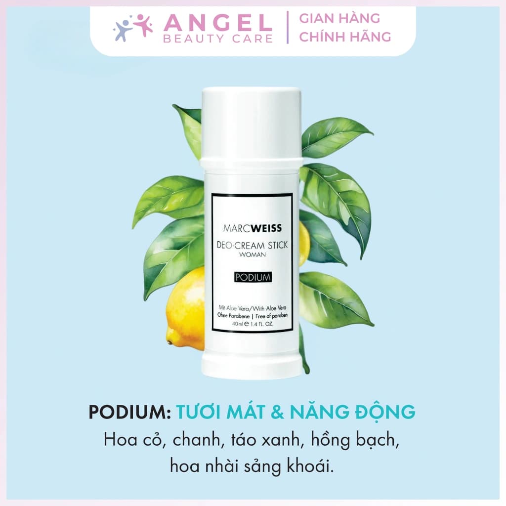 Angel Beauty Care Marc Weiss Chapter 5 Cream Deo Stick 40ml for Tự tin cơ thể - gallery image 5