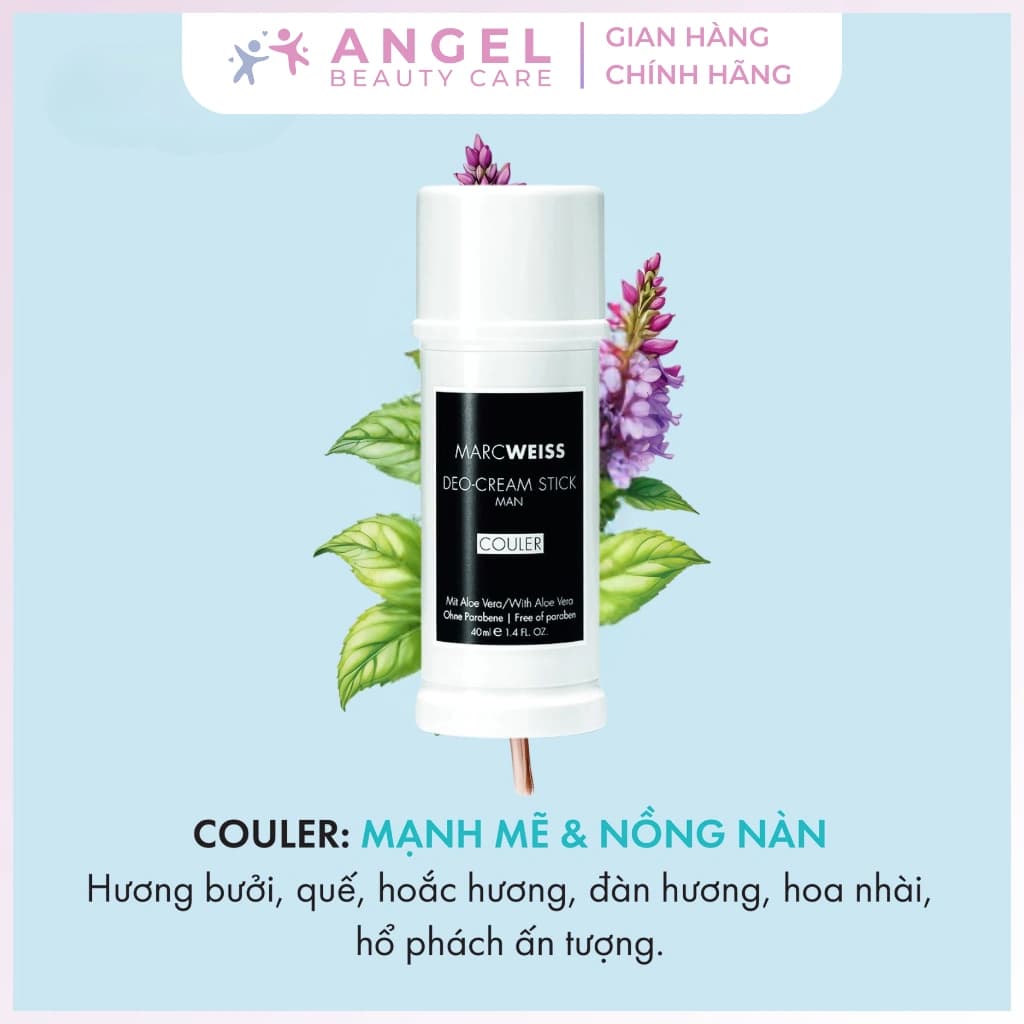 Angel Beauty Care Marc Weiss Chapter 5 Cream Deo Stick 40ml for Tự tin cơ thể - gallery image 6