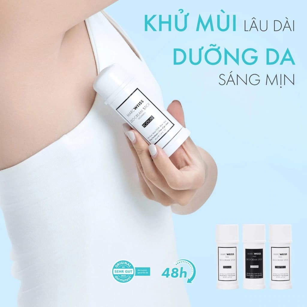 Angel Beauty Care Marc Weiss Chapter 5 Cream Deo Stick 40ml for Tự tin cơ thể - gallery image 8